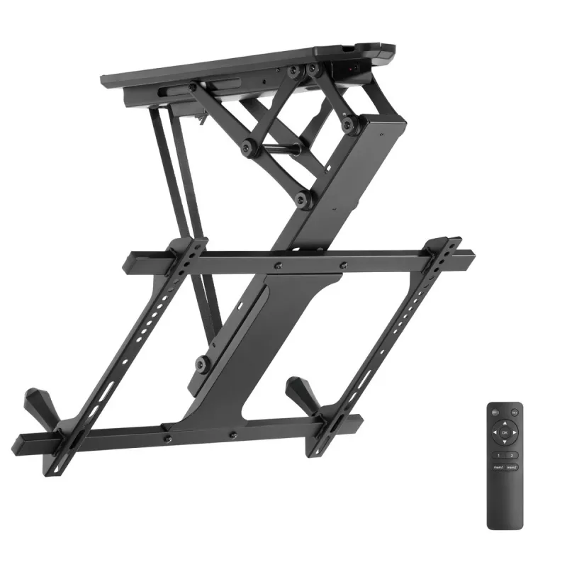 Suporte de teto elétrico para TV MACLEAN MC-880 para televisores de 32–70 polegadas, máx. 35 kg, VESA até 600×400