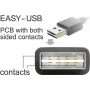 Cabo USB DeLOCK 85201 USB 2.0 3 m branco