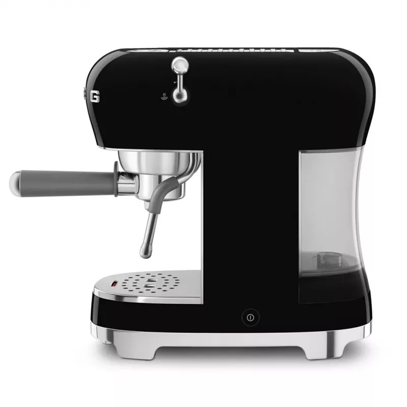 SMEG 50's Style ECF02BLEU máquina de espresso, 15 bar, preta