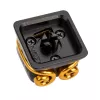 Tecla de alumínio ZOMOPLUS WUKONG — preto/dourado, tecla mecânica individual