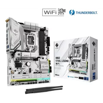 ASRock B860 Steel Legend WiFi Placa-mãe ATX