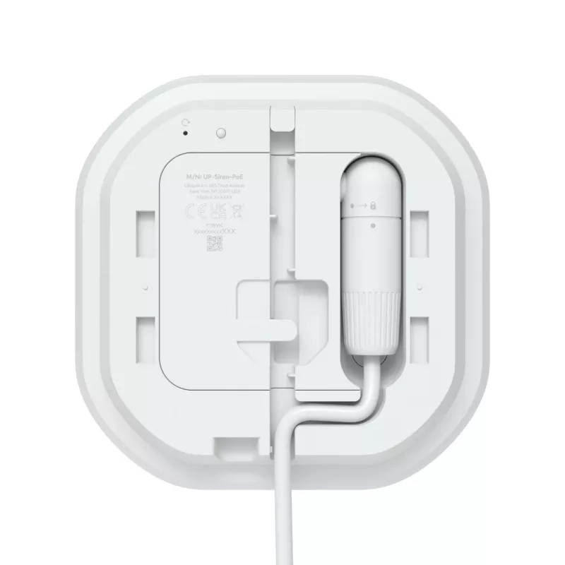 Sirene com fios Ubiquiti Siren POE interior/exterior alumínio policarbonato