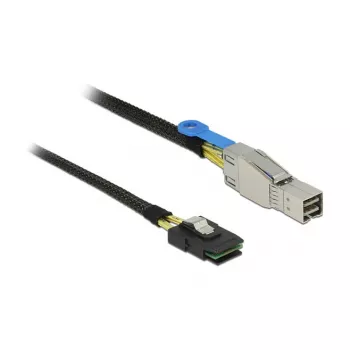 Cabo SAS DeLOCK 83616 1 m 6 Gbit/s preto