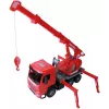Camião grua de brincar mecânico Lena 02175EC, 70 cm, carro castanho individual
