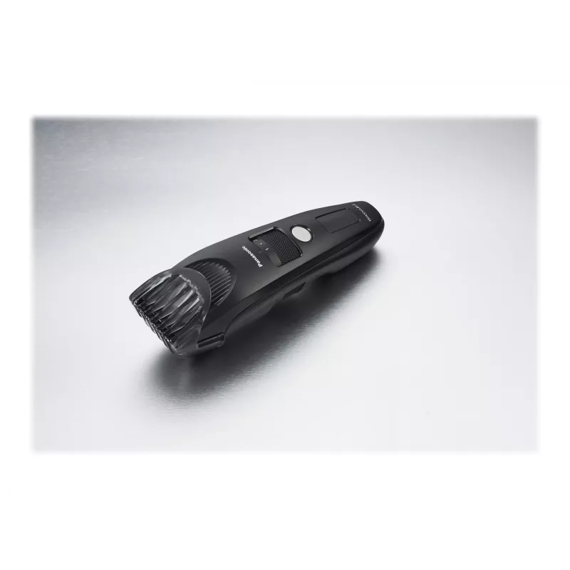 Aparador de barba Panasonic ER-SB40-K803 — 0,5–10 mm, 19 níveis, Li-Ion, sem fios/com alimentação, preto