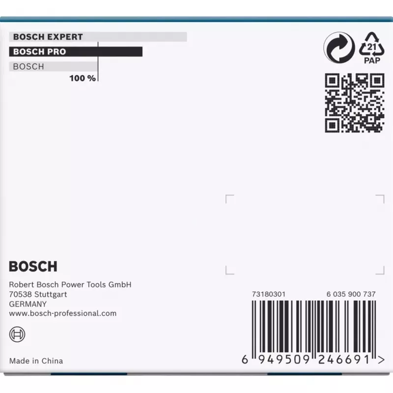 Conjunto de chaves de impacto Bosch PRO 1/2 polegadas, 3 peças, chaves de caixa profundas com proteção de jante