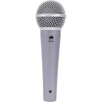 Microfone de palco Omnitronic 13030914 cinzento com fios XLR-3 -54 dB