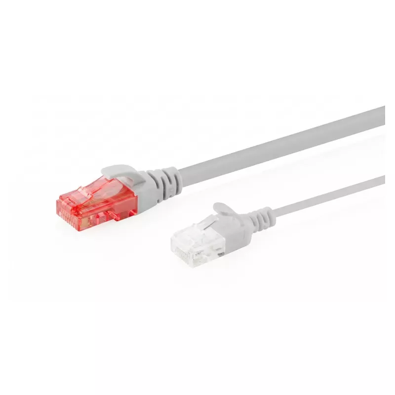 Cabo de rede DIGITUS CAT6 U-UTP fino, 5 m, cinzento