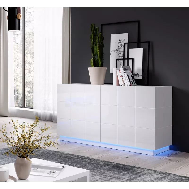 Cama Lighting REJA 2D azul