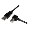 Cabo USB 2.0 A para B em ângulo reto StarTech.com 3 m – M/M, 3 m, USB A, USB B, USB 2.0, preto