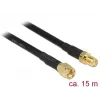Cabo coaxial DeLOCK 15m CFD200 SMA