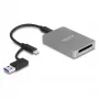 Leitor de cartões DeLOCK USB Type-C CFexpress XQD alumínio cinzento 10000 Mbit/s