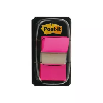 Marcadores Post-it 3M Rosa, estreitos, 50 marcadores, dimensões 25,4 x 43,2 mm, em distribuidor descartável (I680-21)