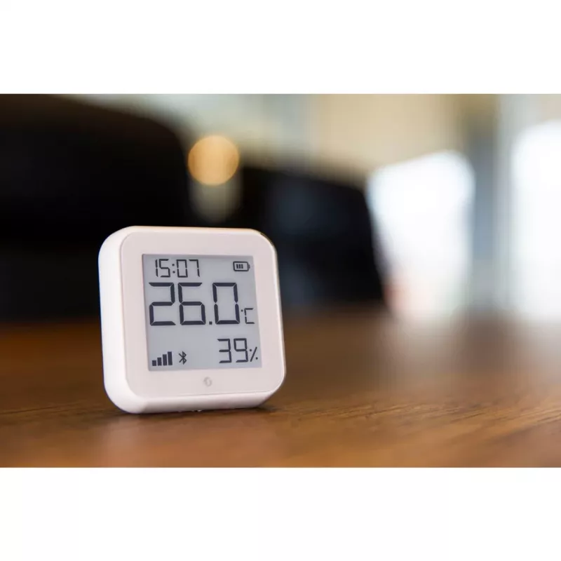 Sensor de temperatura e humidade Shelly H&T Gen3 Wi‑Fi branco