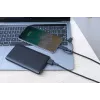 AUKEY CB-BAL5 cabo entrançado 3 em 1, Micro USB / USB-C / Lightning, 1,2 m, preto