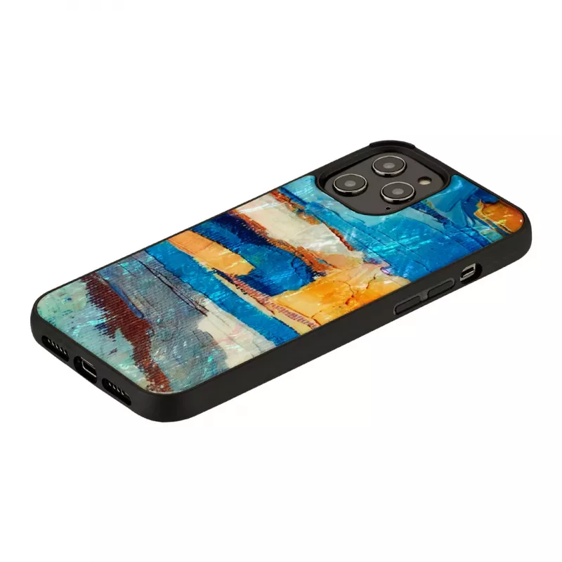 Capa de proteção iKins para Apple iPhone 12 Pro Max — azul-céu