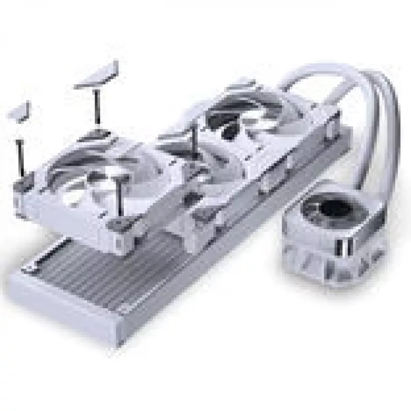 Dissipador de CPU líquido All-in-One PHANTEKS Glacier One 360D30 X2 DRGB 360 mm branco