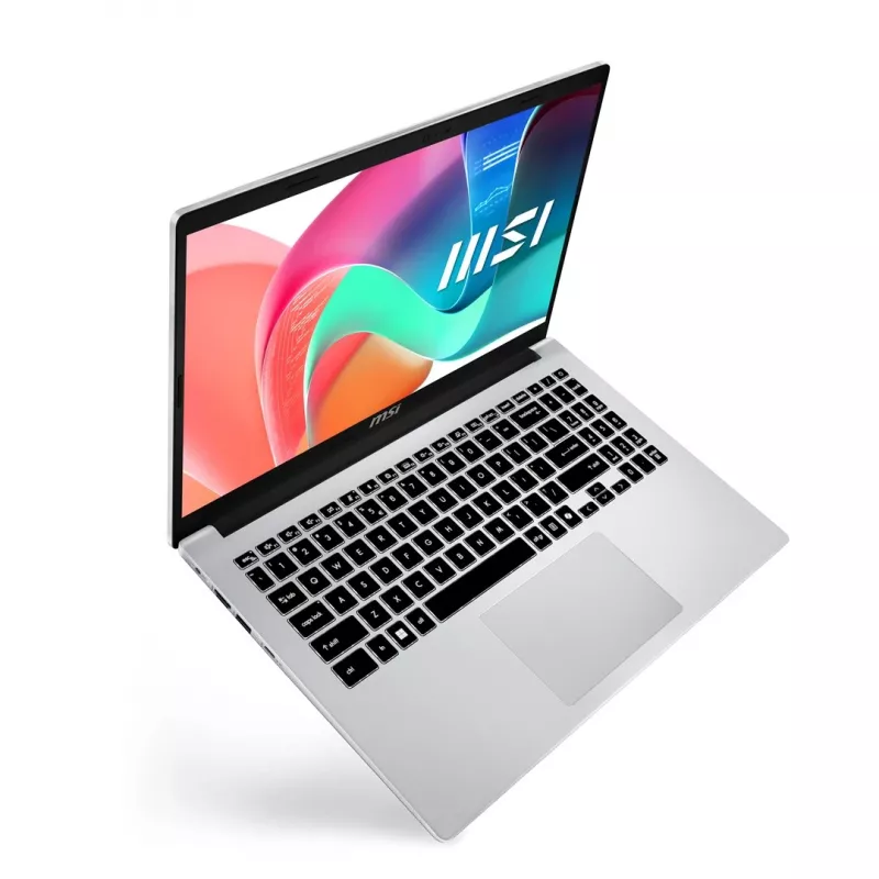 Portátil MSI Modern 15 F13MG-088PL Intel® Core™ i7 i7-1355U 39,6 cm (15,6) Full HD 16 GB DDR4-SDRAM 512 GB SSD Wi-Fi 6E (802.11ax) Windows 11 Pro Prateado