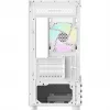 Caixa de PC Micro Tower THERMALTAKE View 170 WS ARGB Snow — Micro ATX, branco, 2x120mm lateral, 1x120mm traseira, fonte de alimentação em baixo, suporta 2,5 polegadas/3,5 polegadas