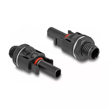 Conector para módulo solar DeLOCK DL4 macho fêmea preto 2 unid.