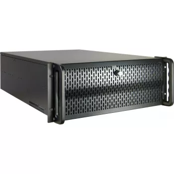 Caixa de servidor Inter-Tech IPC 4U-4129L rack metálico prateado