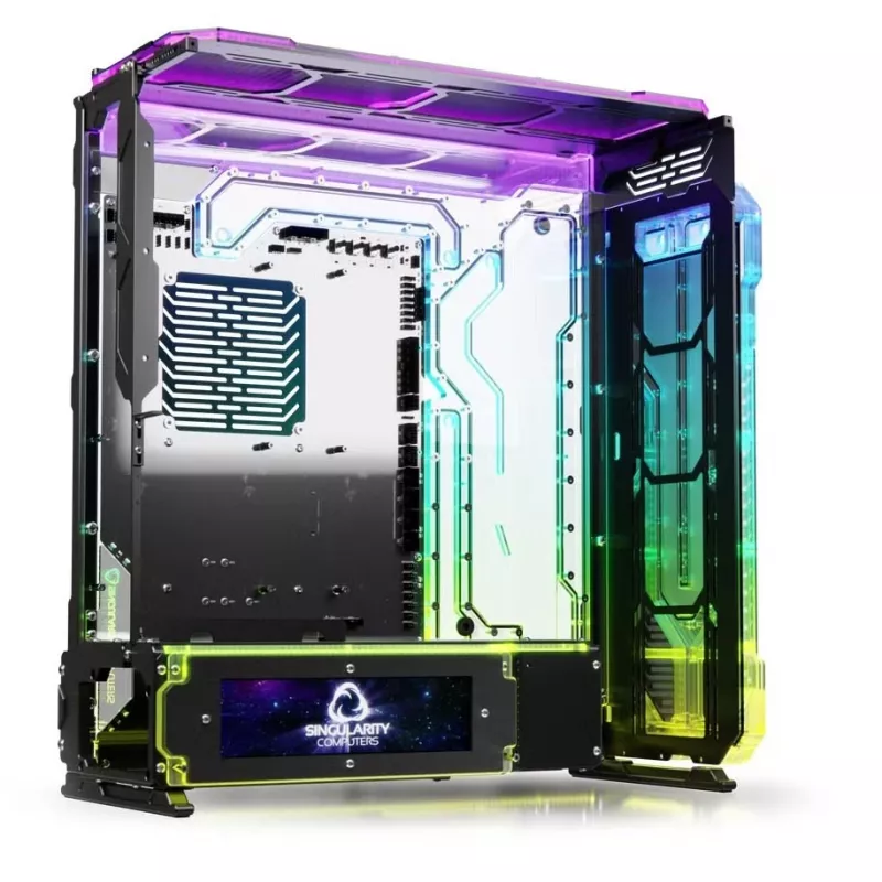 Painel frontal para caixa de PC Singularity Spectre 4 Elite, acrílico transparente