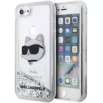 Karl Lagerfeld | Capa original IPHONE SE 2022/SE 2020/7/8 Karl Lagerfeld capa rígida brilhante Choupette Head (KLHCI8LNCHCS)