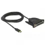 Cabo paralelo DeLOCK 62980 preto 1,8 m