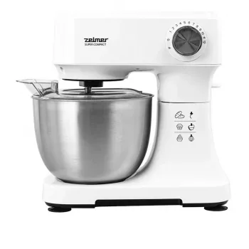 Batedeira planetária Zelmer ZKR1340 - 600 W, taça de 3,5 L, branco