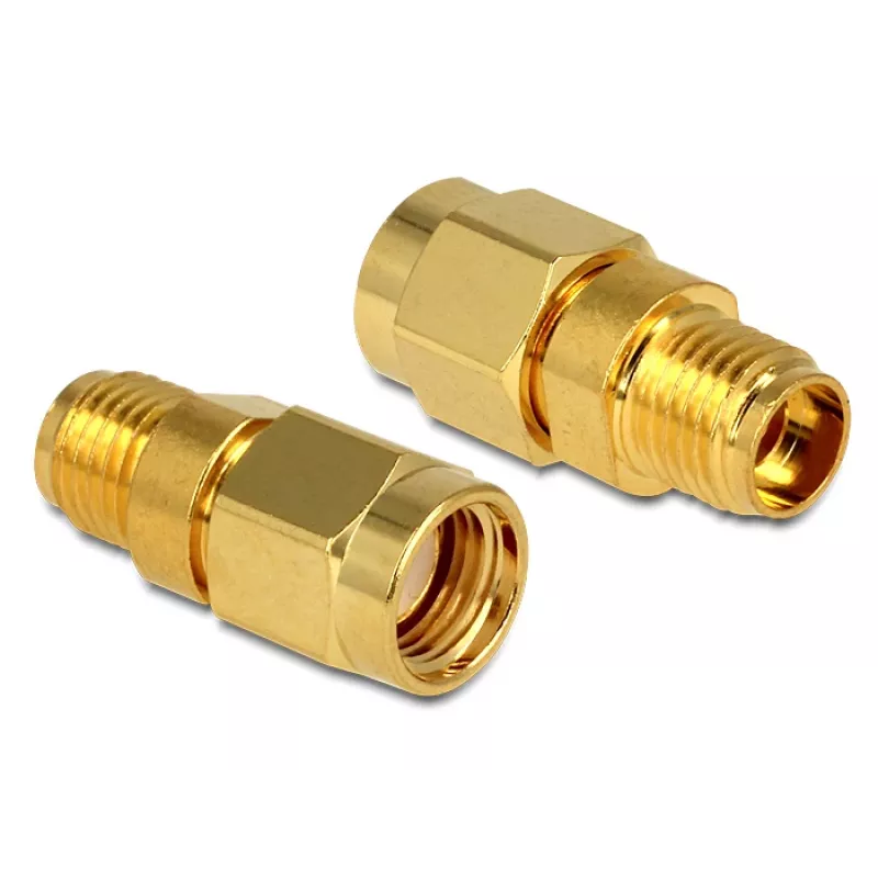 Adaptador de RF DeLOCK - RP-SMA (M) - para - SMA (F) (88728)