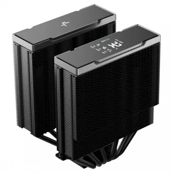 Arrefecedor de ar DeepCool AK620 G2 Digital NYX, ventoinha de 120 mm, pressão máx. de ar 2,78 mmH2O, 144 × 127 × 159 mm, preto
