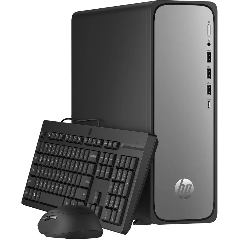 HP OmniDesk S03-0053ng - Desktop Slim - Core i5 i5-14400 / 2.5 GHz - RAM 16 GB - SSD 512 GB - NVMe - UHD Graphics 730 - Wi-Fi 6, Bluetooth, 1GbE - Wi-Fi: 802.11a/b/g/n/ac/ax, Bluetooth