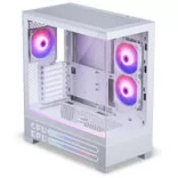 Caixa de PC PHANTEKS XT View Matrix, Midi-Tower, E-ATX, vidro temperado, Matrix LED - branca (PH-XT523VM1_DWT01)