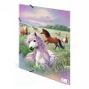 Pasta HERMA com elástico A3 cartão Horse World