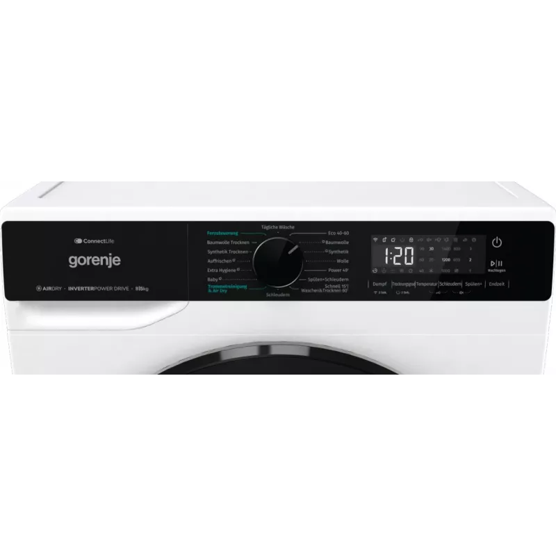 Máquina de lavar e secar Gorenje WD2PA854ADW/AT de instalação livre carga frontal branco D