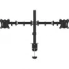 Suporte de secretária para dois monitores MONTIS Dual Monitor Mount Everest MT015, 13–27 polegadas, 2 braços, máx. 16 kg, VESA 75x75–100x100, preto