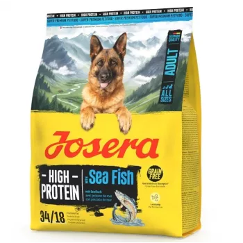 Comida seca para cães JOSERA High Protein Adult Sea Fish 3 kg — receita rica em proteína para cães adultos com peixe