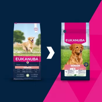 Eukanuba Senior L XL Rich in lamb & rice ração seca para cães 12 kg