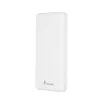 Powerbank Extralink EPB-078W 10000 mAh branco, USB-C, saída 10 W, carrega até 2 dispositivos