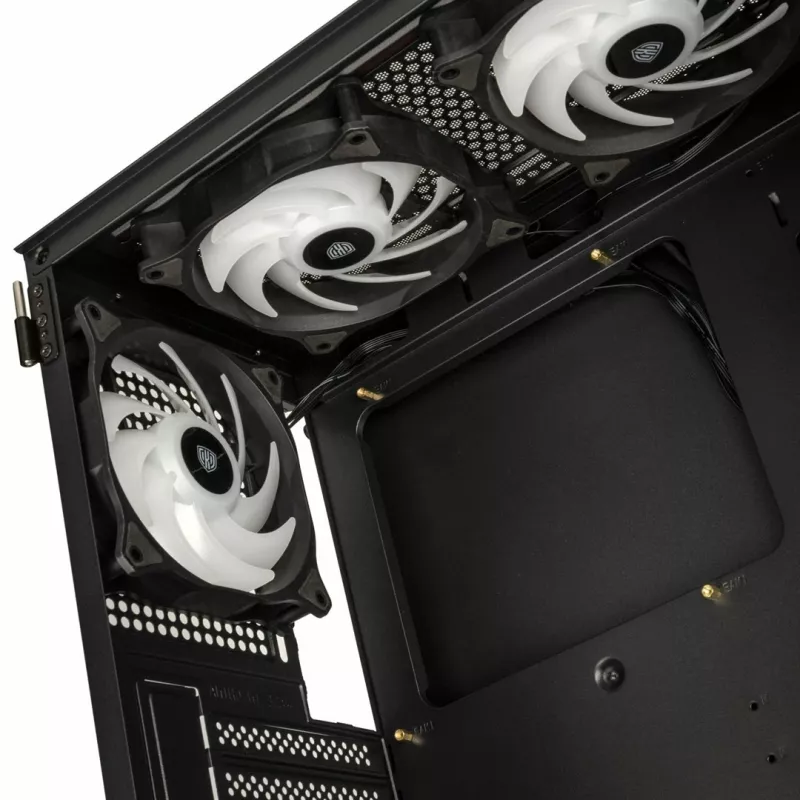 Kolink Observatory HF Glass ARGB Midi-Tower - preto