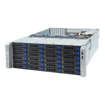 Servidor rack 4U GIGABYTE S453-S70-AAV1 — dual socket LGA4677, DDR5, 16 DIMM, 38x 2,5 polegadas/M.2, fonte de alimentação redundante 1600W (80 PLUS Titanium)