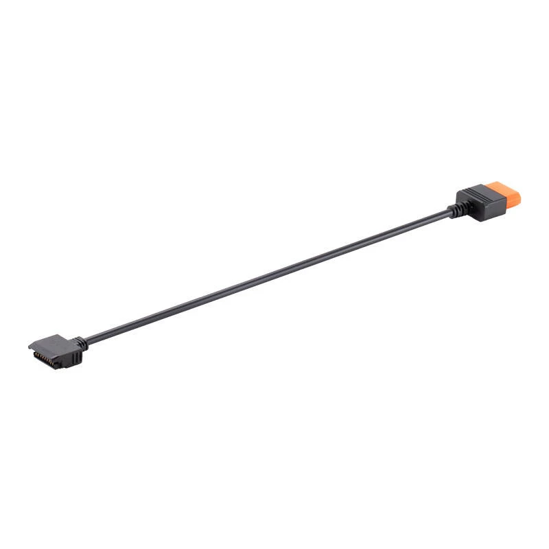 Cabo de alimentação para câmaras e baterias DJI CP.DY.00000045.02, 0,4 m, compatível com Mavic 3, Air 3, Power 500/1000, preto/laranja