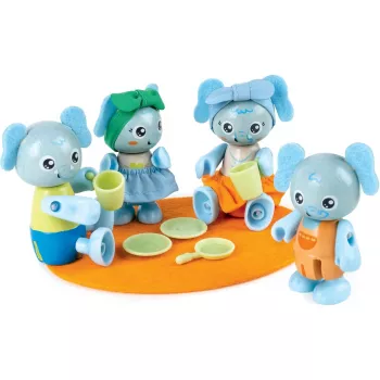 Hape família de elefantes figura de brincar