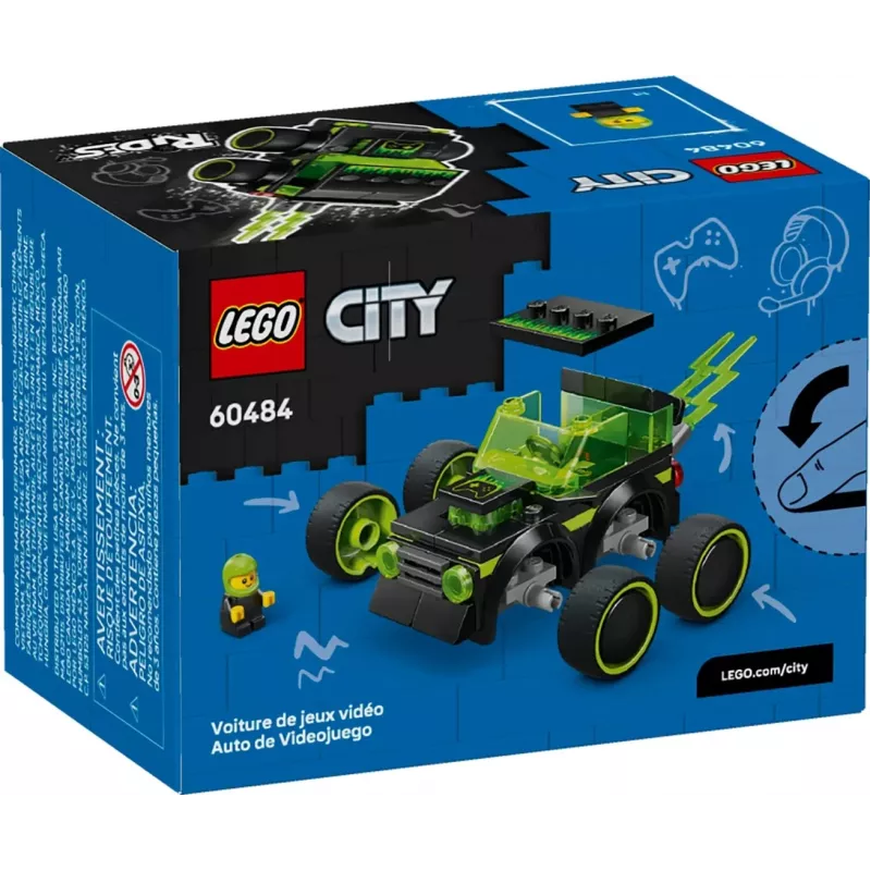 LEGO CITY 60484 Rides - Carro de Corrida Gaming