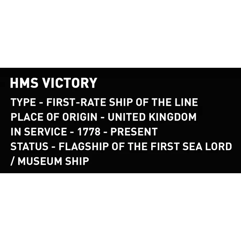 Conjunto de construção Cobi HMS Victory — 2.517 peças, modelo detalhado de navio à vela histórico