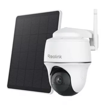 Câmara de segurança WiFi a bateria Reolink Argus Série B420 com painel solar Lite (BWPT2K01SPW)