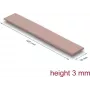 Almofada térmica DeLOCK 18484 3 W/m·K rosa 20x120x3 mm