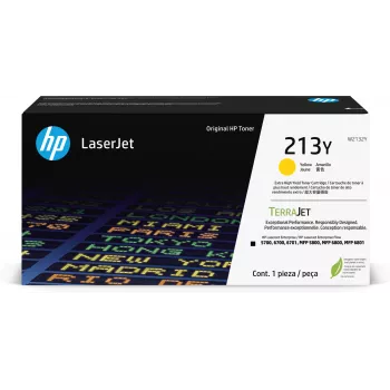 Toner HP 213Y amarelo extra alto rendimento original para LaserJet