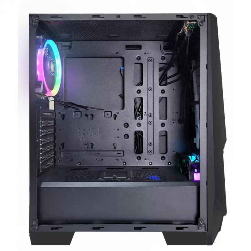 Xilence Xilent Blast X505.ARGB Caixa para PC gaming, RGB ATX Midi-Tower, preto (XG141)