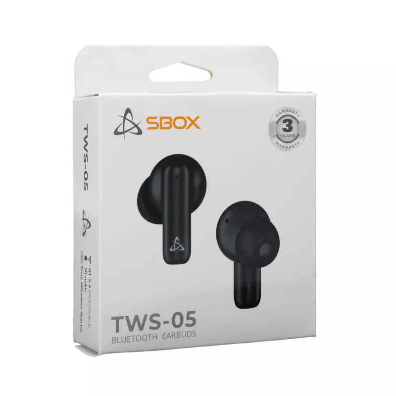 Auscultadores SBOX EB-TWS05 preto